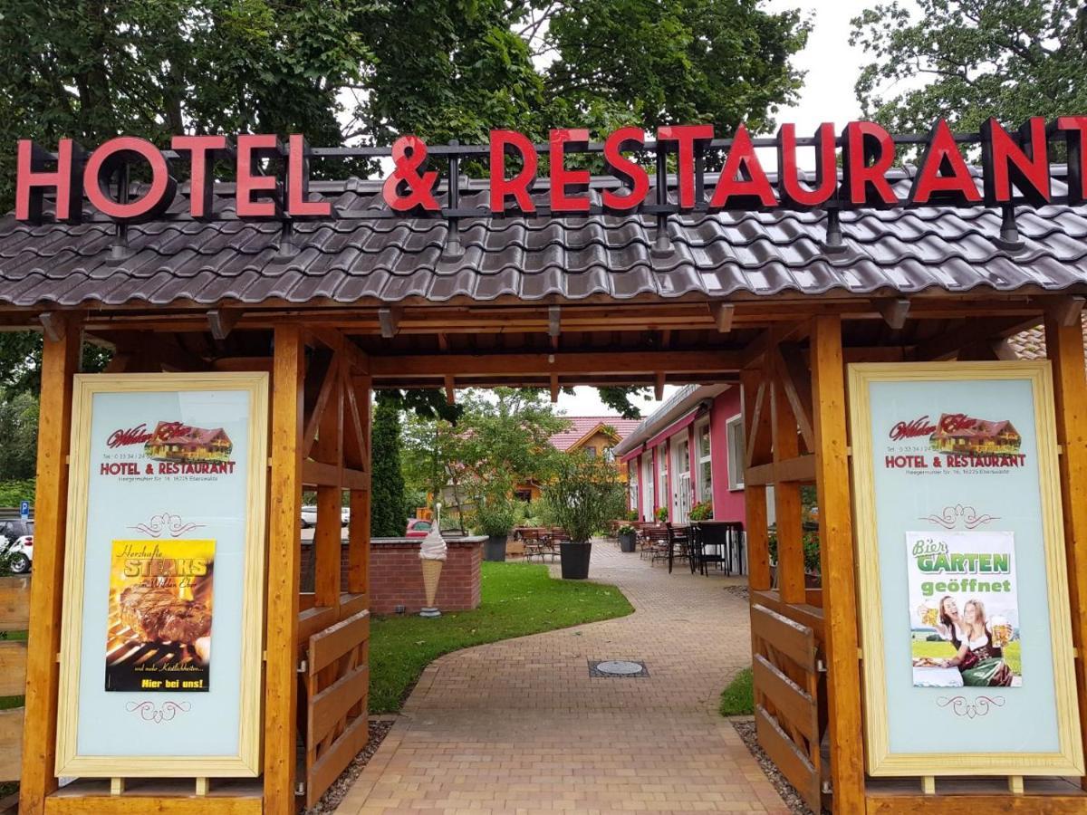 Hotel & Restaurant Wilder Eber Eberswalde-Finow Exterior foto
